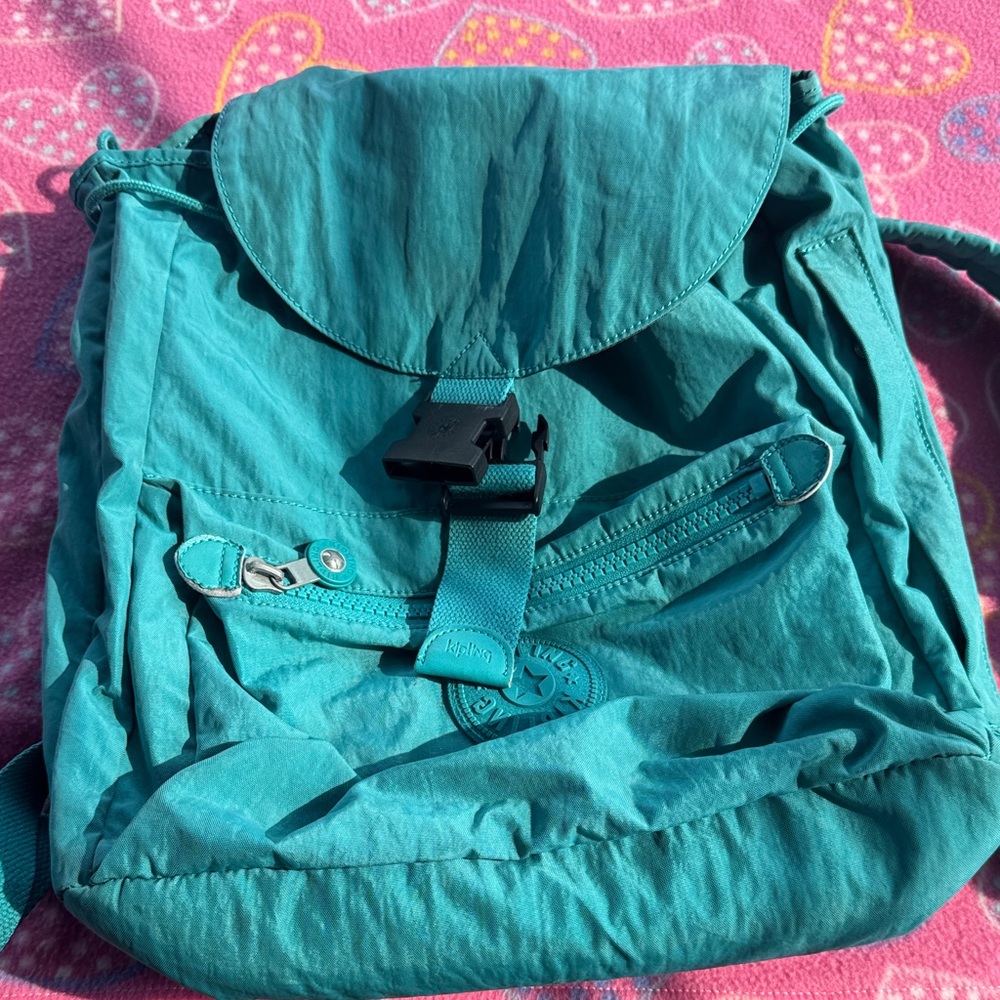 Kipling Turquoise Backpack
